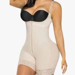 Women's Cream Shapewear Bodysuit